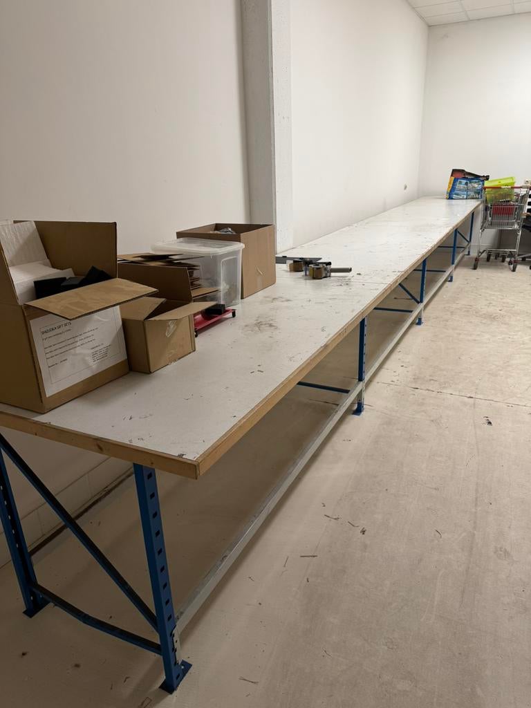 Werktafel 7m40, Ophalen