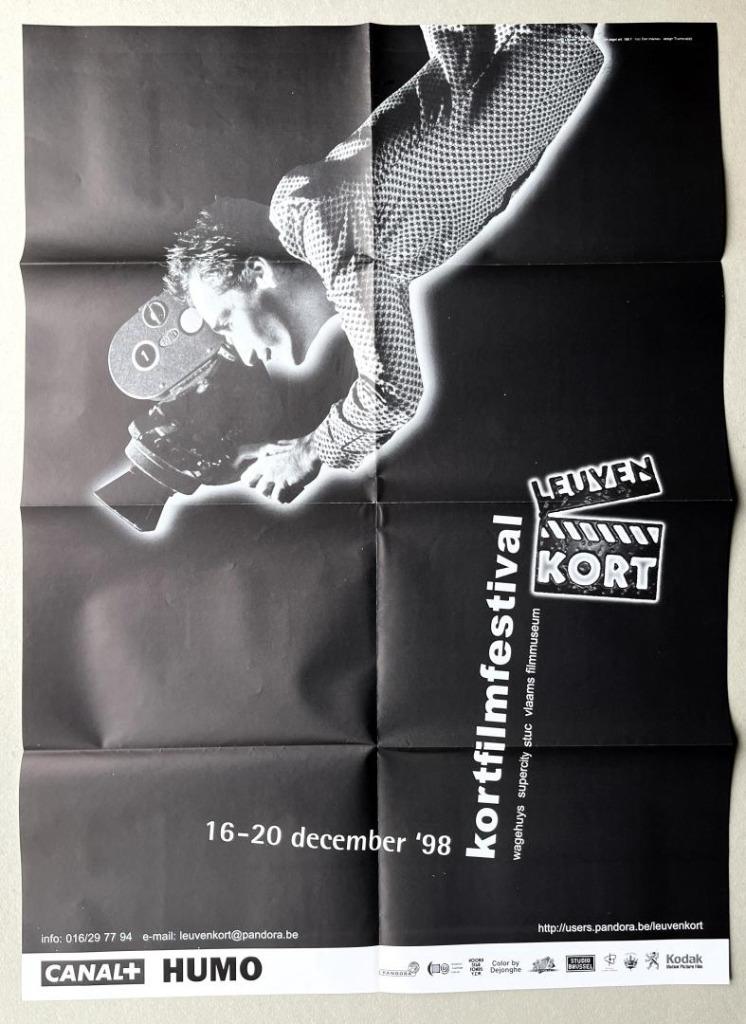 Affiche Kortfilmfestival Leuven 1998, Ophalen of Verzenden