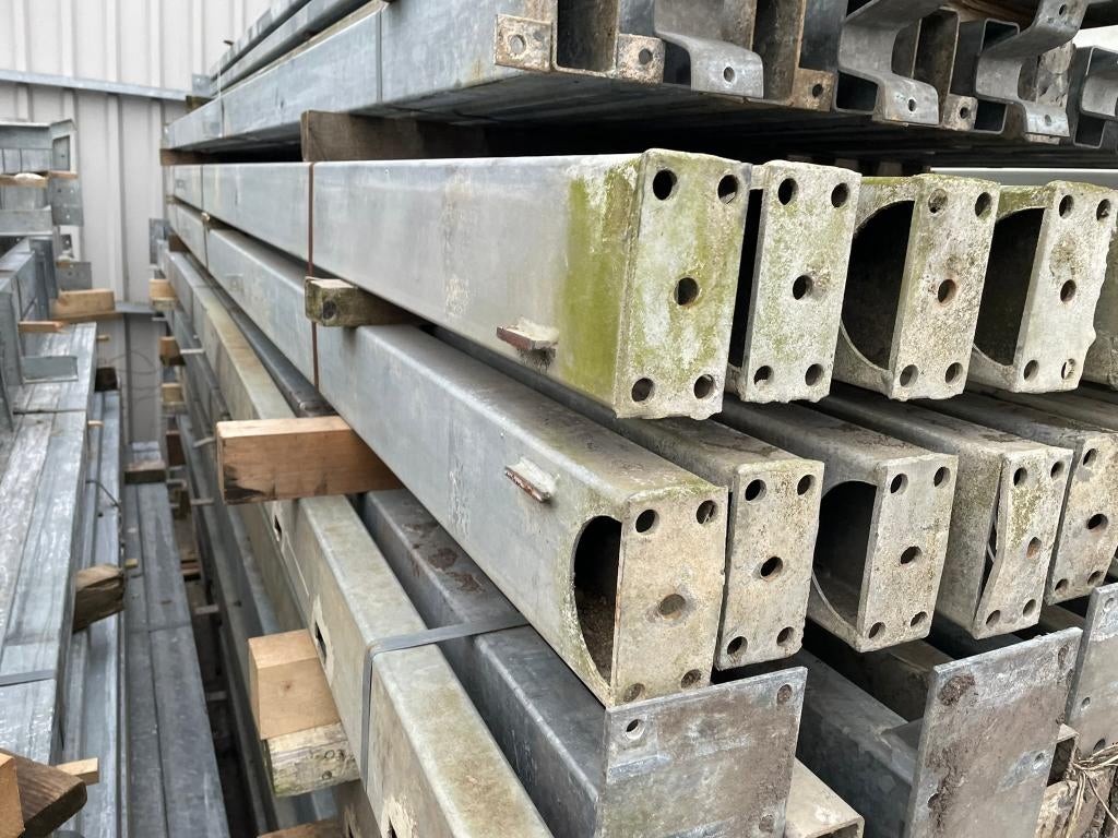 Profilés tubulaires 120x60x2mm | Longueur : 4370 mm, Enlèvement ou Envoi, Utilisé, Métal, Autres types
