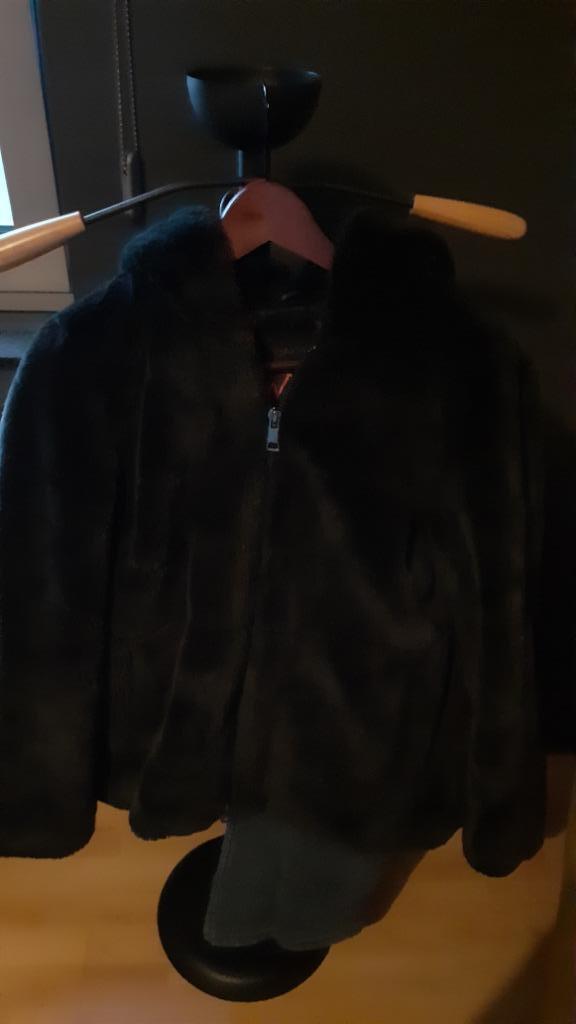 Winterjas teddy Oakwood L, Kleding | Dames, Ophalen, Bruin, Maat 42/44 (L), Zo goed als nieuw