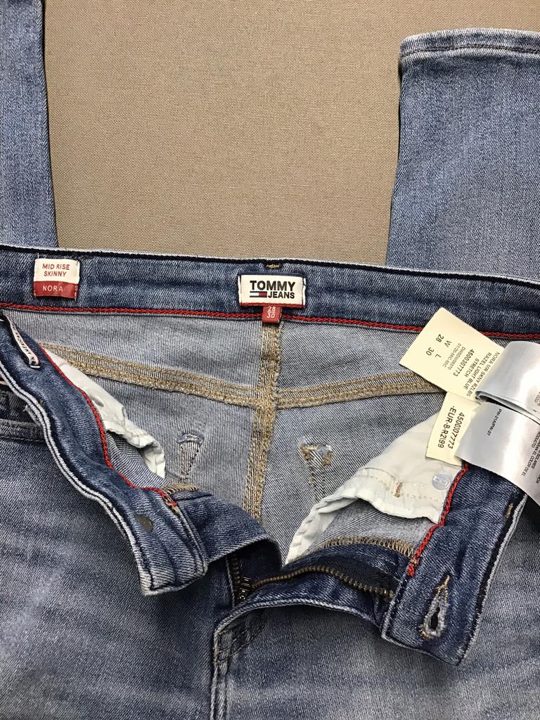 Jeans Tommy Hilfiger - nieuw zonder etiket - met rits, Ophalen, Blauw, Nieuw, Maat 36 (S)