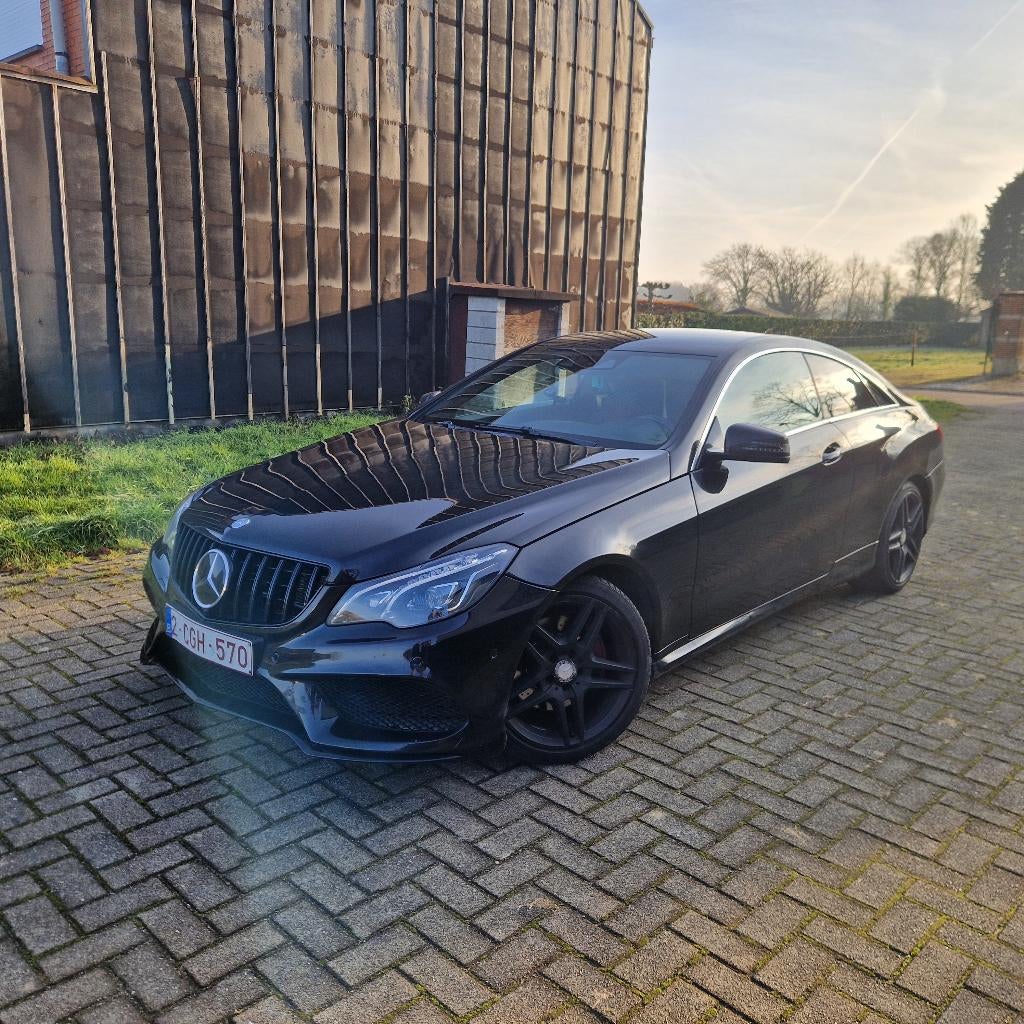 Mercedes Benz E220 Coupe van 2015, EURO 6, Auto's, Mercedes-Benz, Zwart, Bedrijf, Te koop, 3 deurs