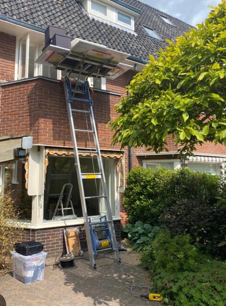 Verhuis lift te huur, Ophalen, Zo goed als nieuw