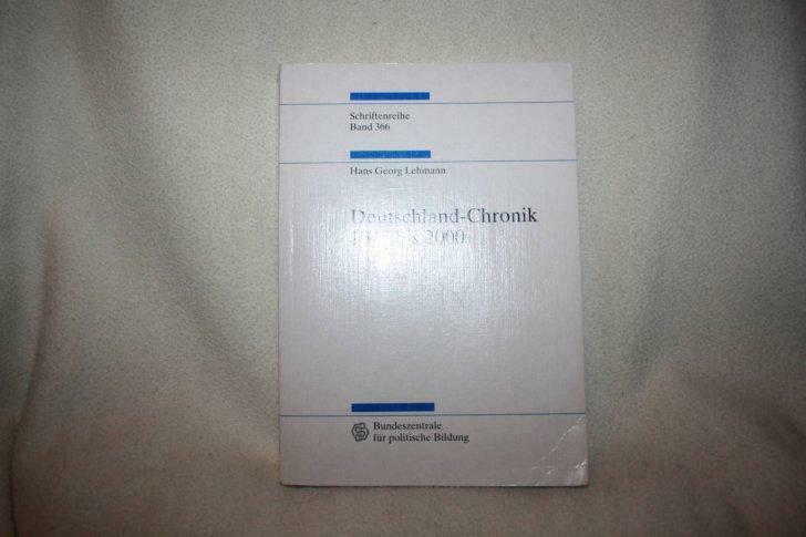 Deutschland-Chronik 1945 à 2000 - Hans Georg Lehmann, Enlèvement ou Envoi, Utilisé