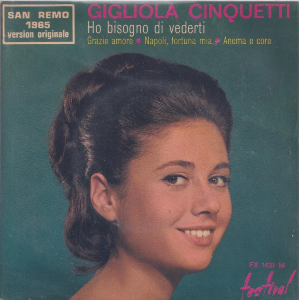 Gigliola Cinquetti – Ho bisogno di vederti / Grazie amore +, Cd's en Dvd's, Vinyl Singles, Gebruikt, EP, Pop, 7 inch, Ophalen of Verzenden