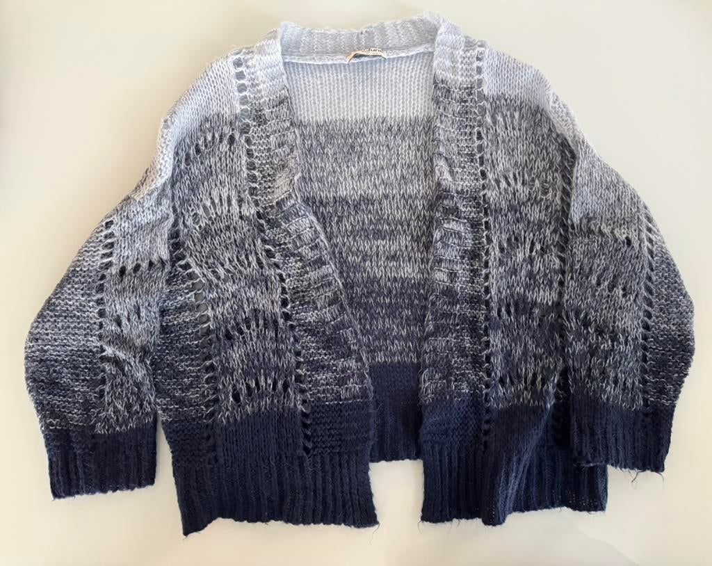 Gebreide vest Julia June, Maat 38/40 (M), Blauw, Ophalen of Verzenden, Julia June