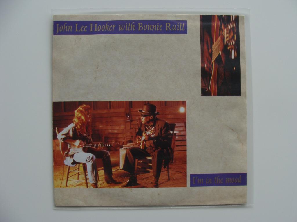John Lee Hooker With Bonnie Raitt – I'm In The Mood (1990), Cd's en Dvd's, Vinyl Singles, Ophalen of Verzenden, 7 inch, Jazz en Blues