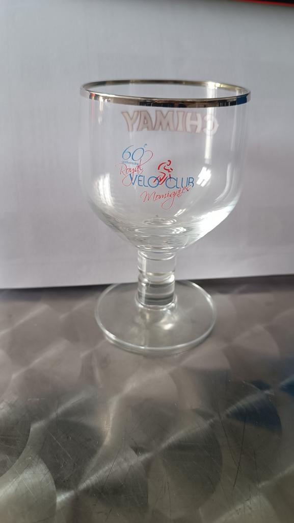 Verre Chimay 18cl, 60ème anniversaire vélo club momignies, Enlèvement ou Envoi, Comme neuf