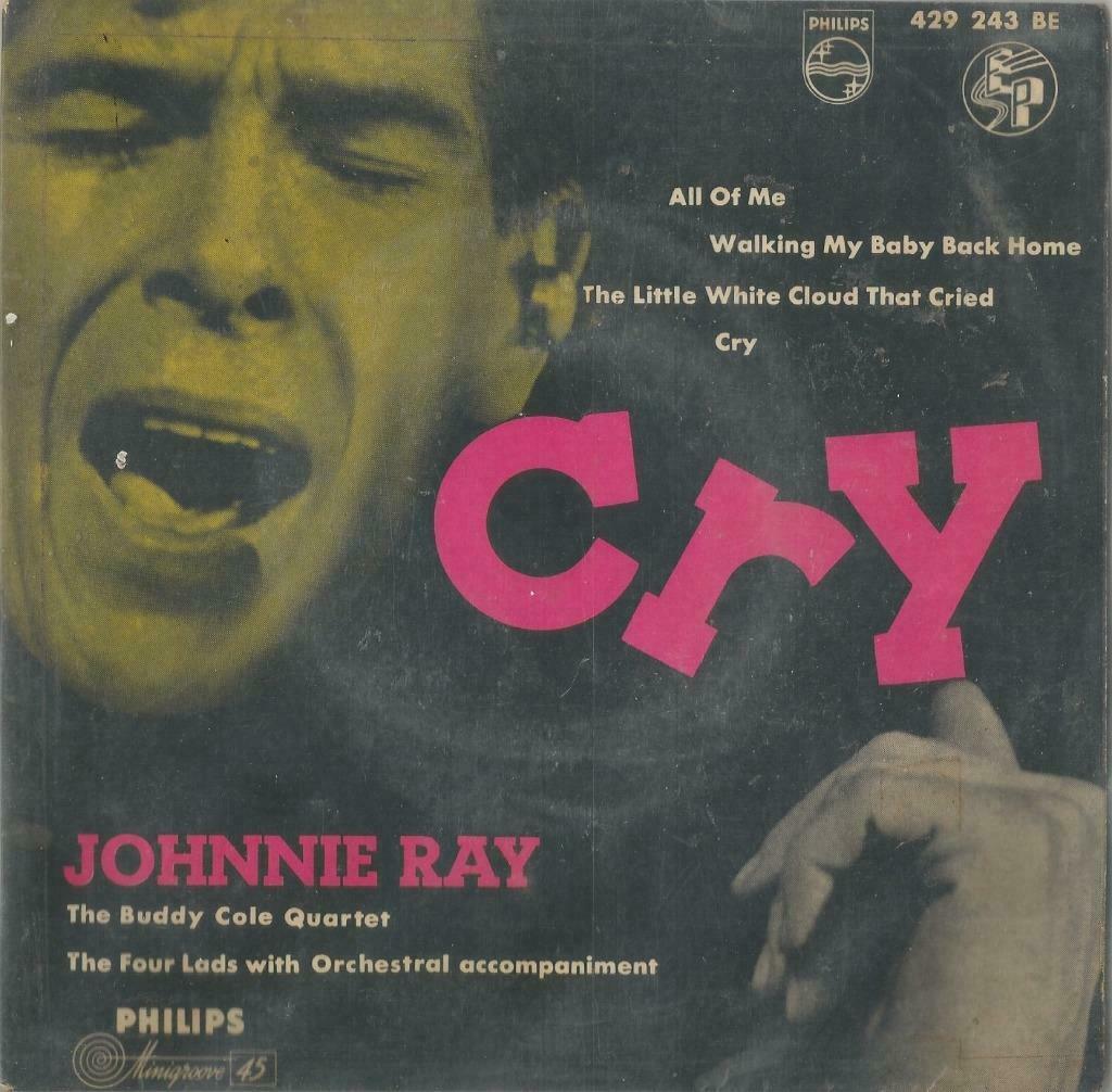 Johnnie Ray – All of me + Cry + 2 – Single - EP, Ophalen of Verzenden, Gebruikt, Pop