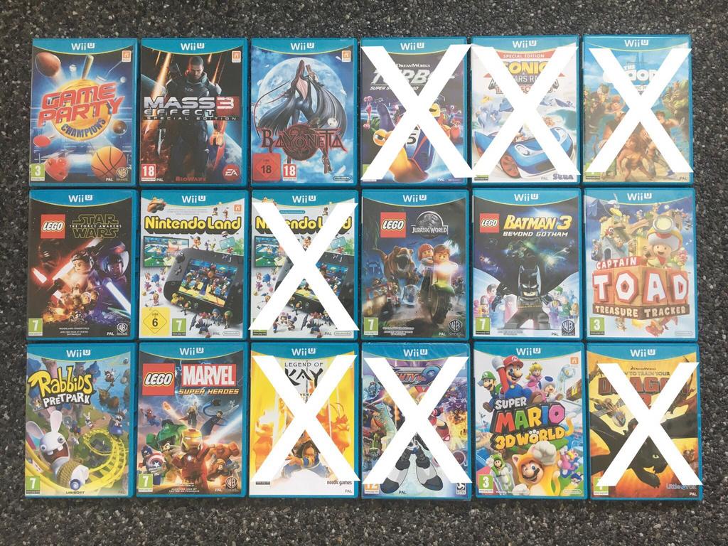 Jeux Nintendo WiiU, partie #2 /2, Enlèvement ou Envoi, Comme neuf