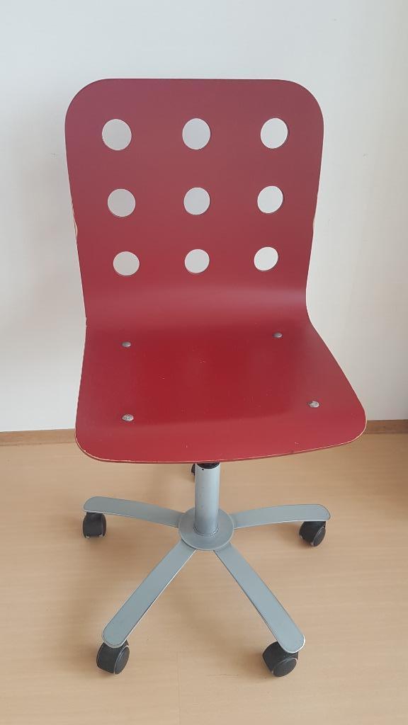 comfortabele en wendbaare bureaustoelen, Huis en Inrichting, Bureaustoelen, Zo goed als nieuw, Bureaustoel, Rood, Ergonomisch
