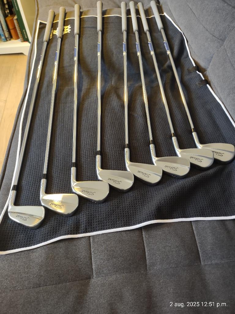 Titleist 620 MB Golf Irons Steel X-Stiff Shaft  3-PW, Enlèvement, Comme neuf, Set, Autres marques