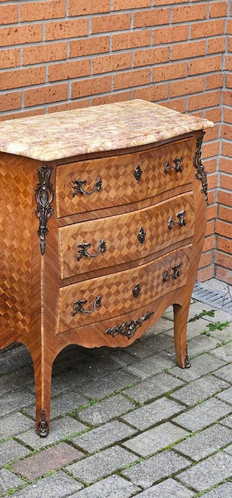 Commode française Louis XV Revival – Époque Napoléon III (ve, Antiek en Kunst, Antiek | Meubels | Tafels, Ophalen of Verzenden