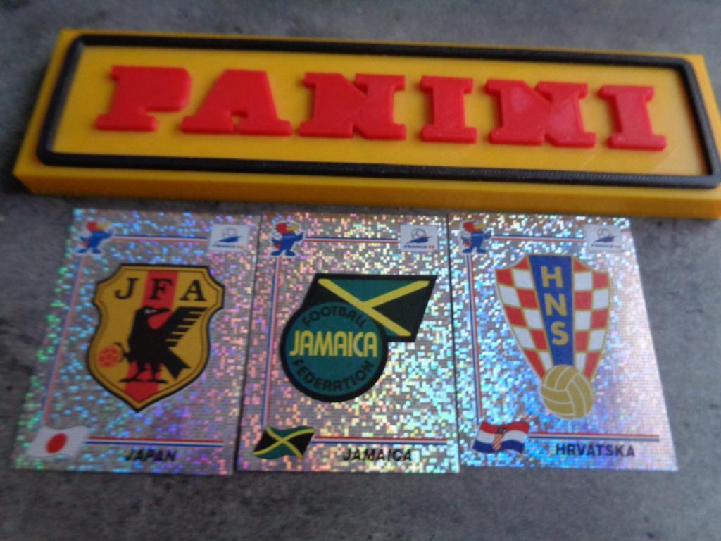 PANINI FOOTBALL STICKERS COUPE DU MONDE 98 FRANCE EMBLÈMES C, Enlèvement ou Envoi, Autocollant