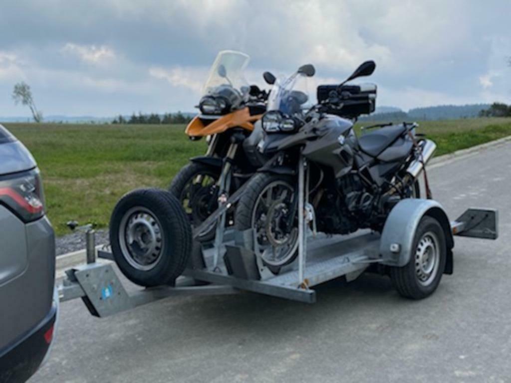 remorque pour transport moto, Autos : Divers, Remorques, Comme neuf, Enlèvement