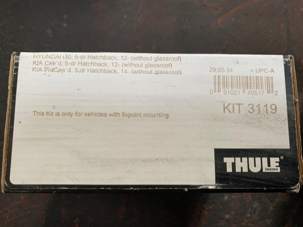 Thule kit 3119 kia ceed proceed Hyundai i30, Auto diversen, Dakdragers, Ophalen, Nieuw