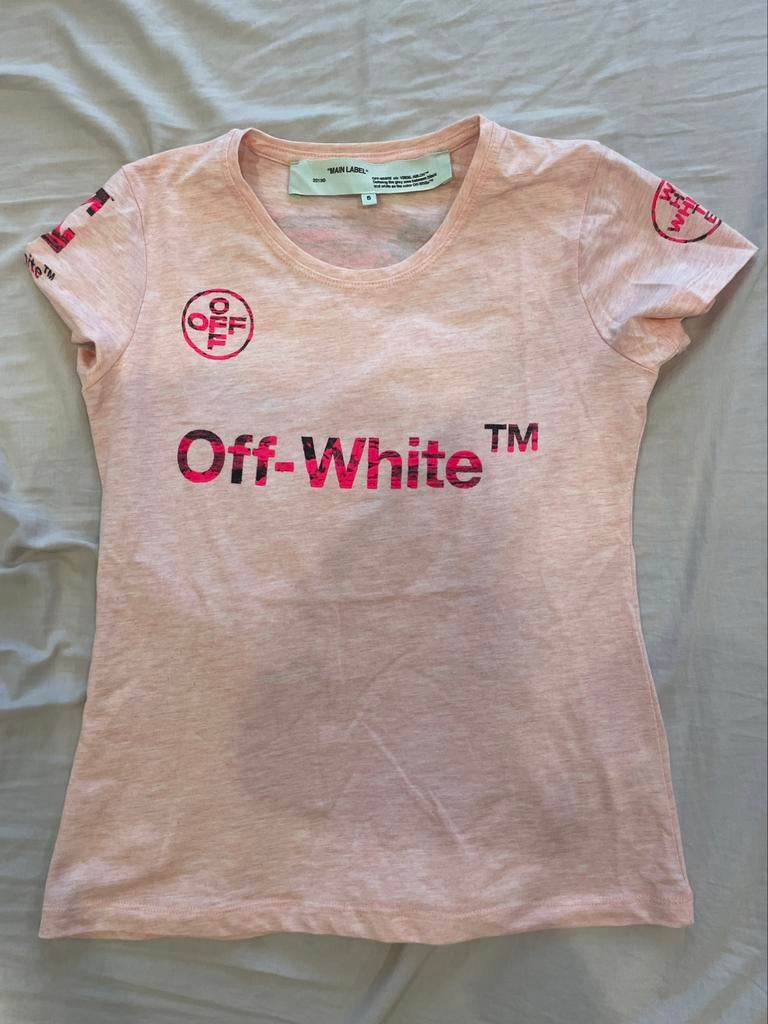 Zeer mooi T-shirt van Off White maat S, Ophalen, Zo goed als nieuw, Maat 36 (S)