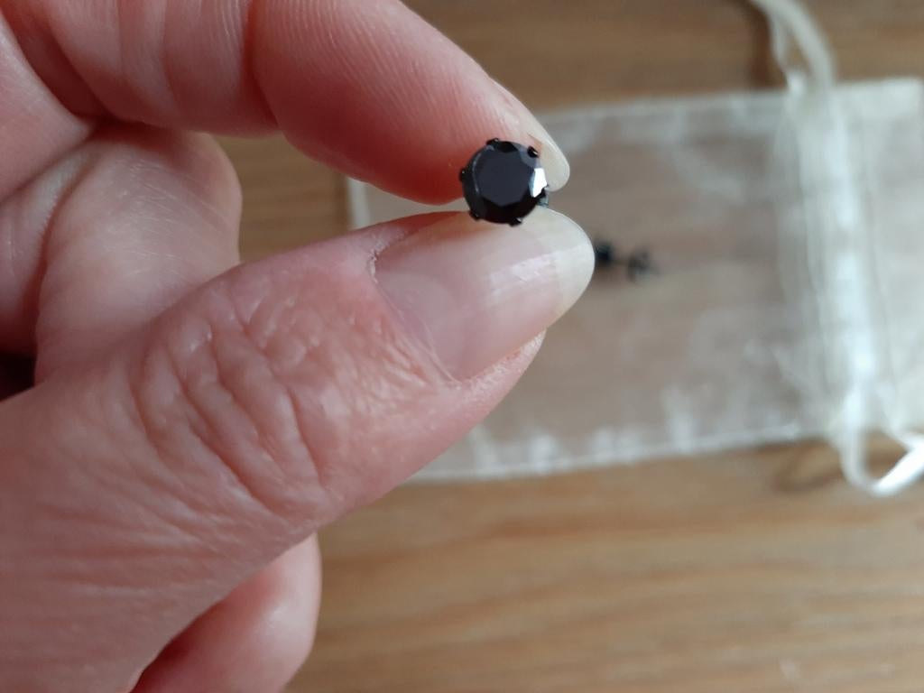 Oorbellen zwart Twice As Nice - Nieuw, Ophalen, Nieuw, Zwart