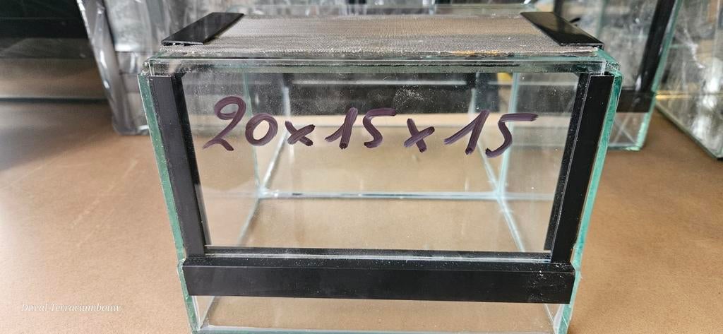 Terrarium en verre 20x15x15, Animaux & Accessoires, Enlèvement ou Envoi