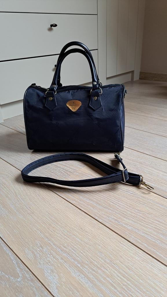Sac à main Laurent David avec bandoulière, Enlèvement ou Envoi, Comme neuf, Bleu, Sac à main