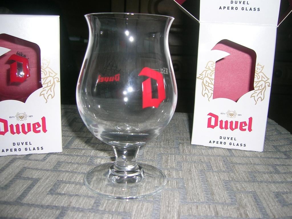 Glazen Duvel Apero, Ophalen, Nieuw, Bierglas