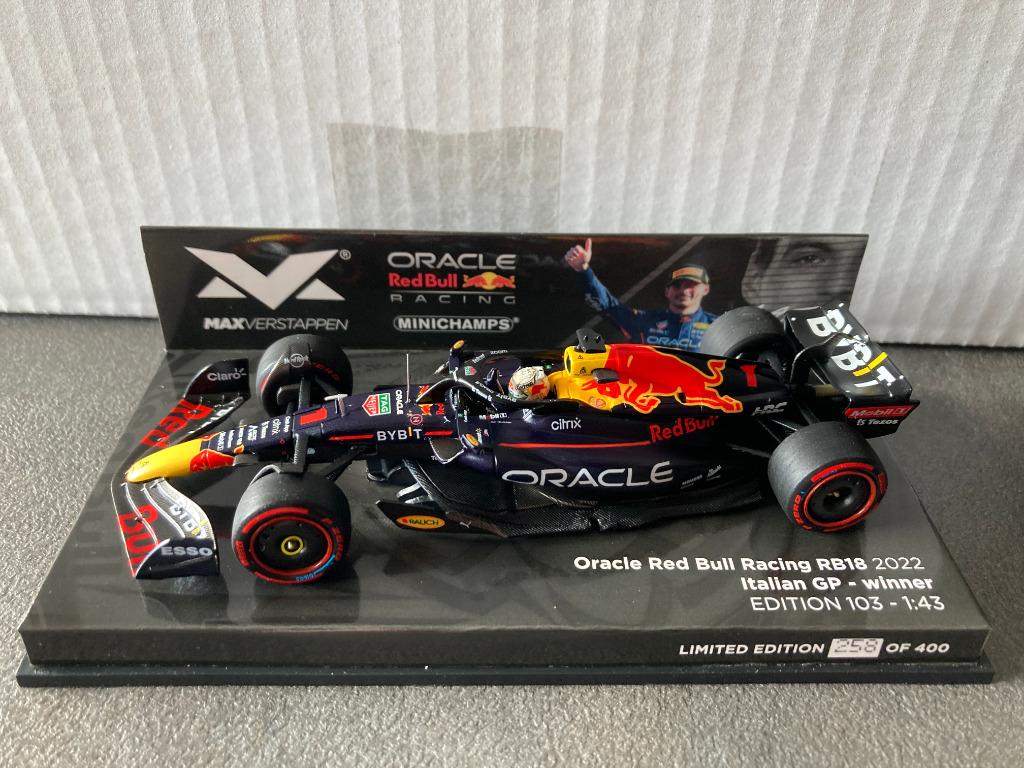 Max Verstappen 1:43 editie 103 Winner Italian GP 2022 F1, Ophalen of Verzenden, Nieuw, Formule 1