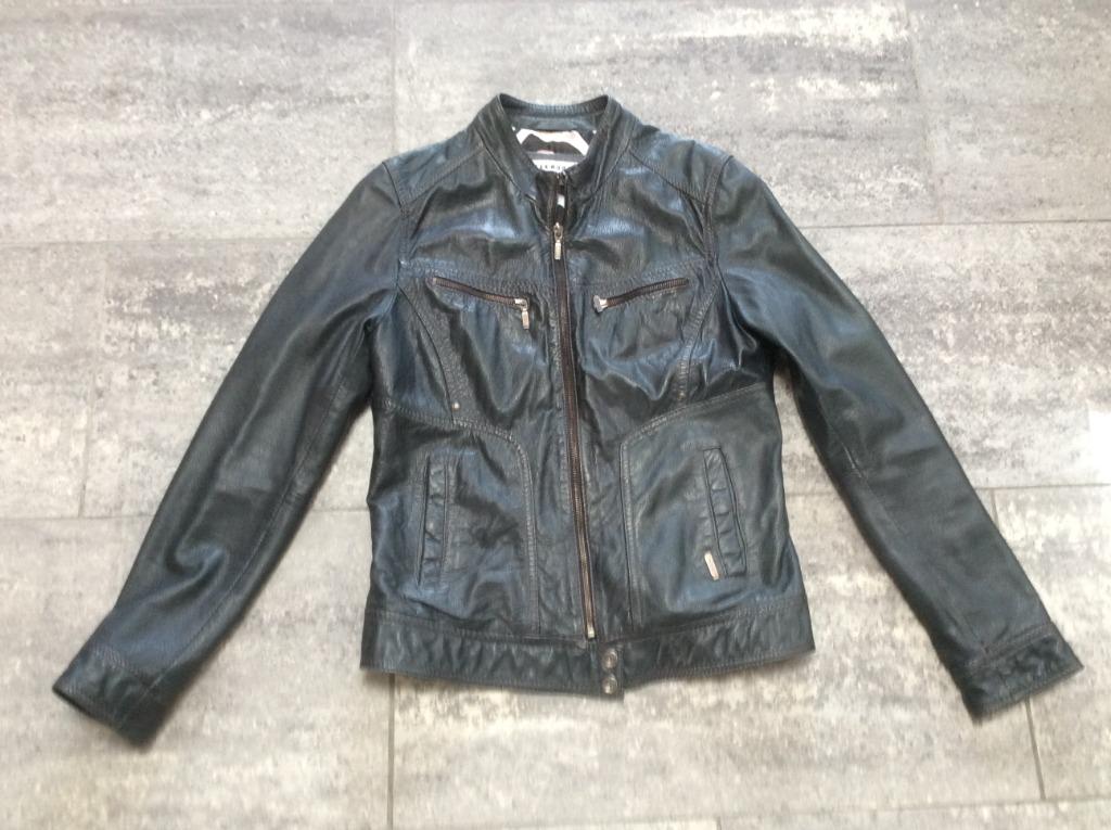 Jas leder Oakwood M, Maat 38/40 (M), Blauw, Ophalen of Verzenden, Zo goed als nieuw
