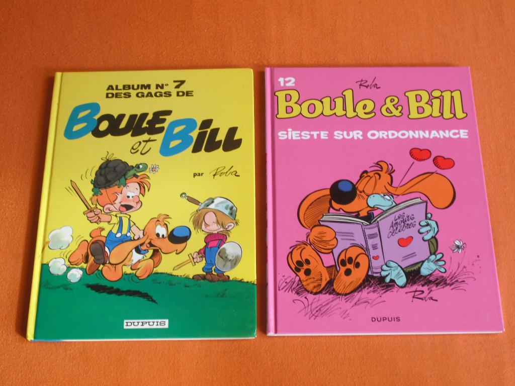 2 Bds : * Boule et Bill * Ns 7 & 12, Livres, BD, Utilisé, Plusieurs BD, Enlèvement ou Envoi