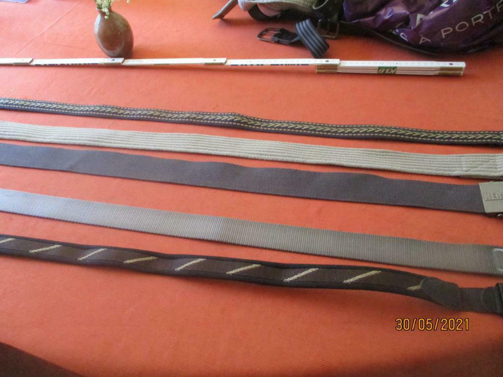 CEINTURES HOMME  100 OU 110 CM., Enlèvement ou Envoi, 95 à 105 cm, Comme neuf, Brun