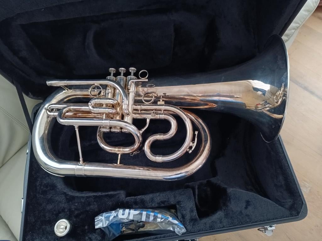 Marching Euphonium, Muziek en Instrumenten, Ophalen, Gebruikt, Euphonium of Tenortuba, Met koffer of draagtas