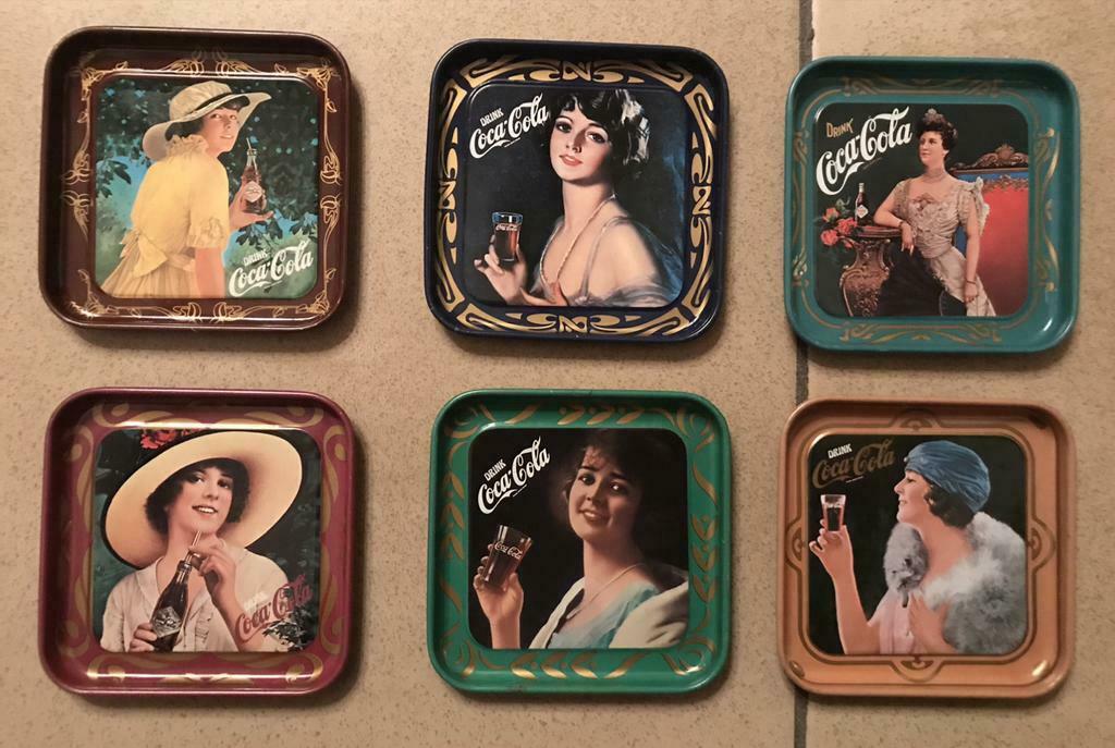 Retro onderzetters Coca-Cola, Huis en Inrichting, Woonaccessoires | Onderzetters, Ophalen of Verzenden, Zo goed als nieuw