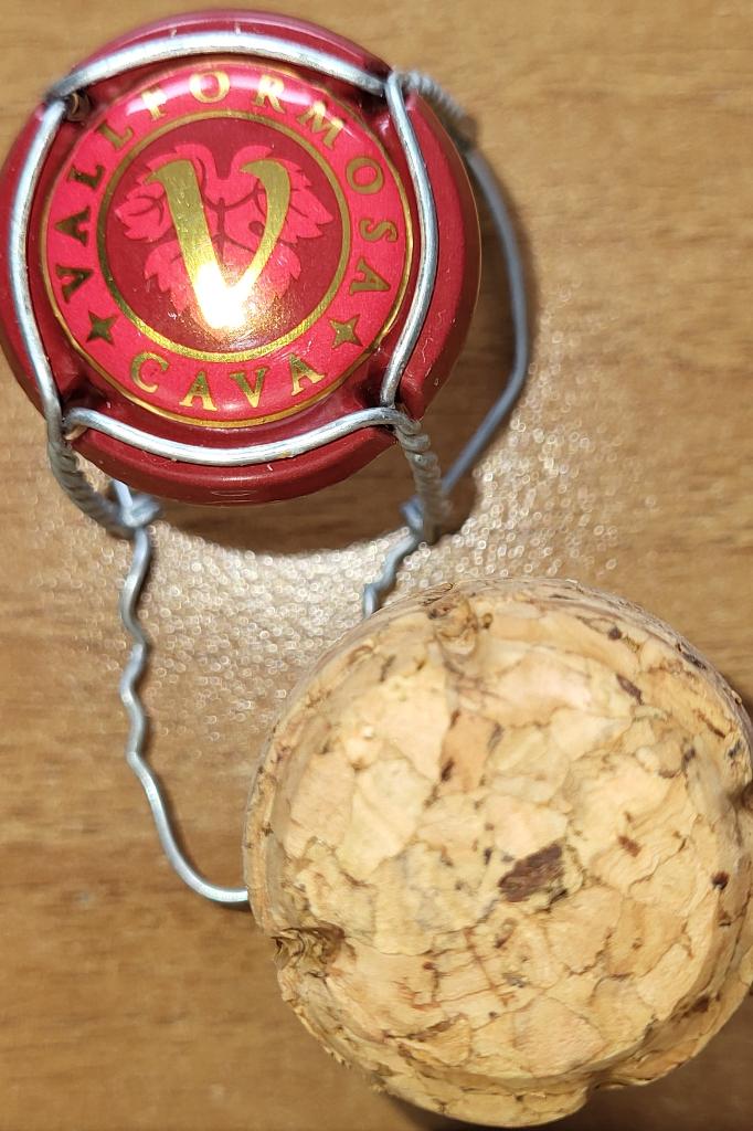 Capsule&bouchon Cava d'Espagne VALLFORMOSA bord.&or nr.1026, Enlèvement ou Envoi, Neuf, Espagne, Autres types