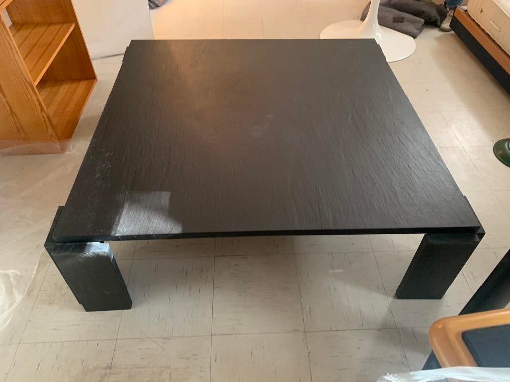 Table basse ardoise massive design., Maison & Meubles, Tables | Tables de salon, Comme neuf