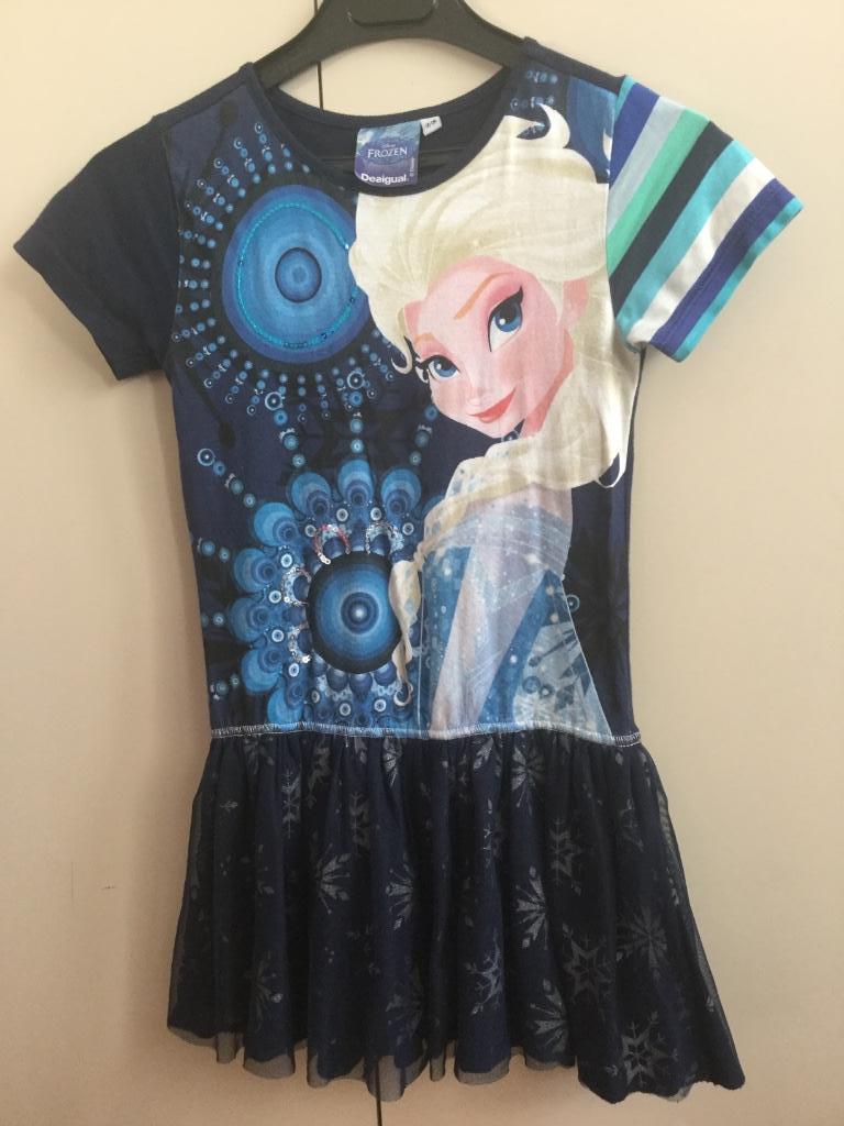 Robe Desigual 7/8 La reine de Neiges, Enlèvement ou Envoi, Utilisé, Fille, Desigual