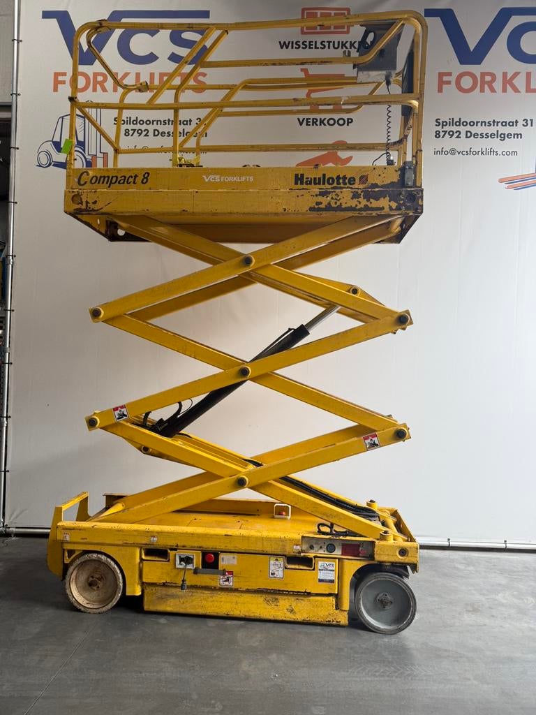 Schaarlift haulotte compact 8 m, Ophalen