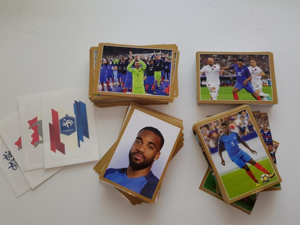 94 autocollants Football France Football Pogba Dembele Coman, Enlèvement ou Envoi, Neuf, Plusieurs autocollants