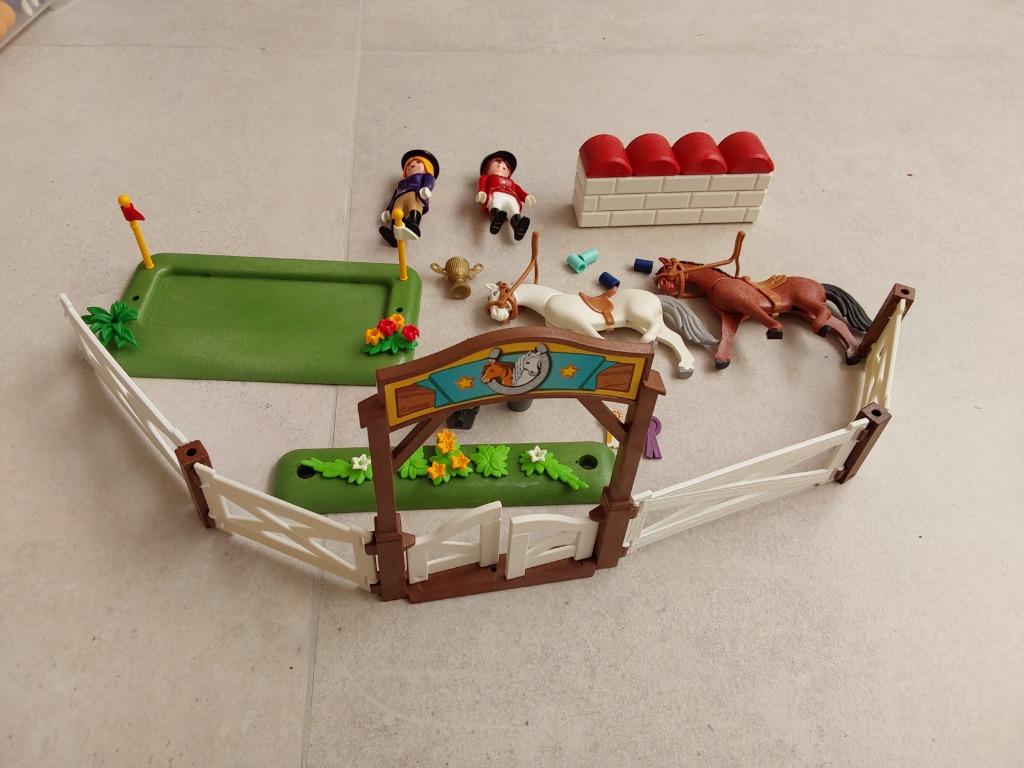 Playmobil hindernissenparcours 6930, Ophalen of Verzenden, Gebruikt