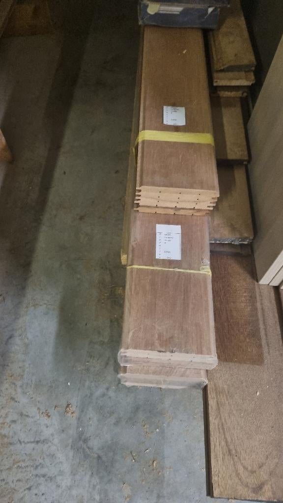 Meranti planchetten, Doe-het-zelf en Bouw, Hout en Planken, Ophalen, Minder dan 25 mm, Nieuw, 250 tot 300 cm