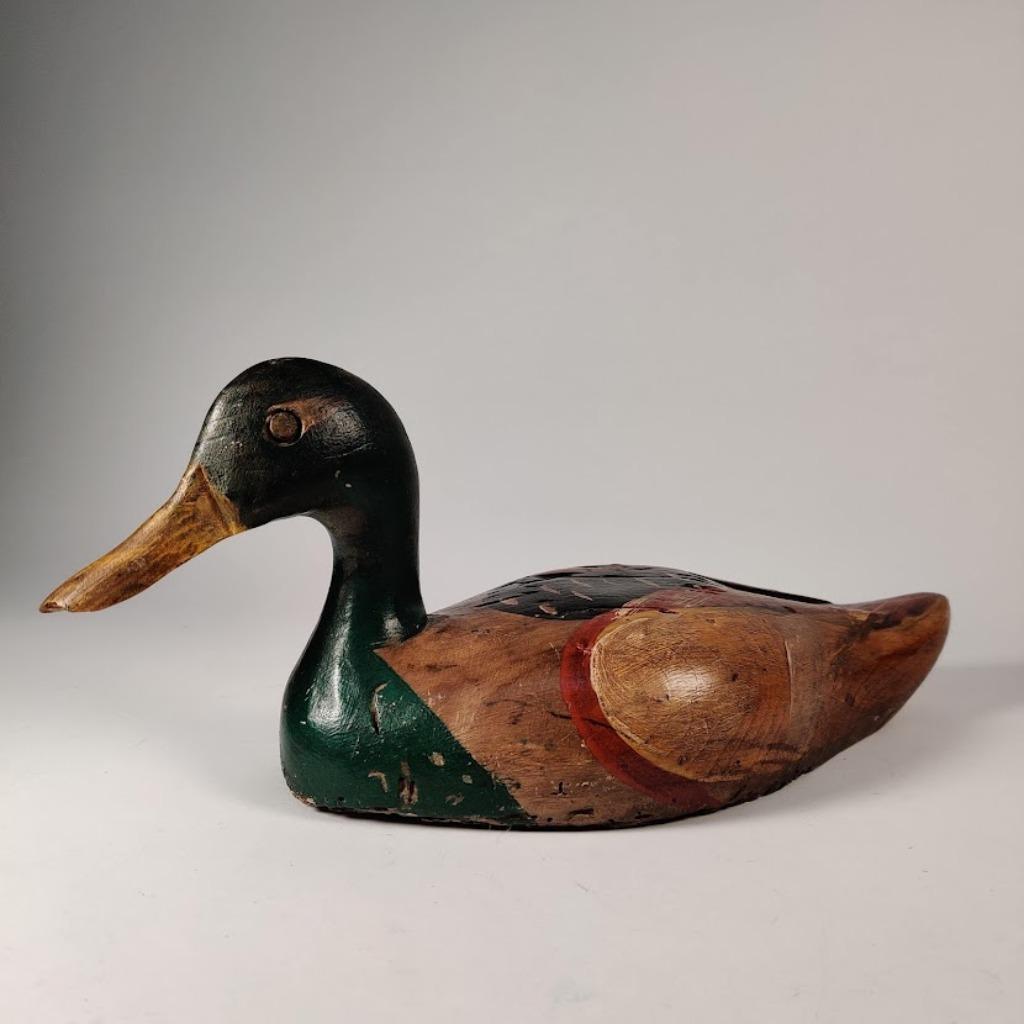 Lokeend, canard leurre, eenddecoratie, handgemaakt hout, Ophalen of Verzenden