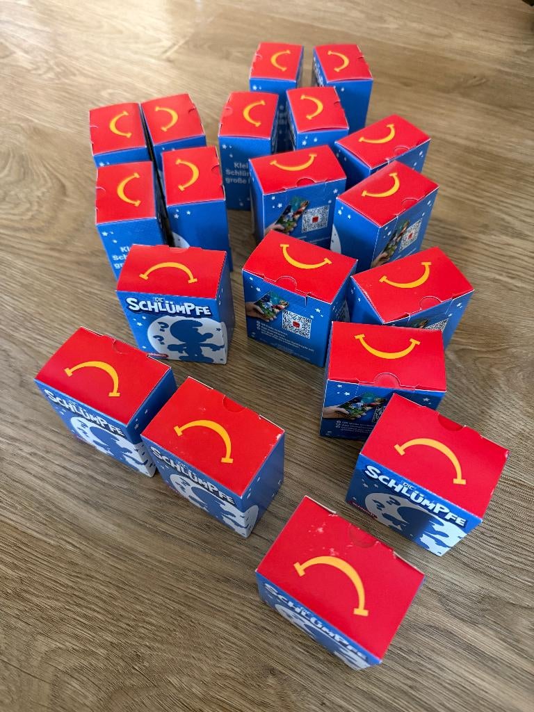 2022 McDonald's Happy Meal Smurfen - set 19 stuks, -, -, Schleich, Nieuw