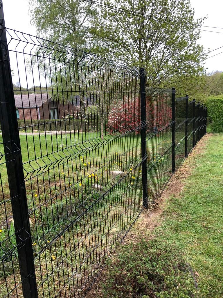 Clôture rigide en noir, Enlèvement ou Envoi, Comme neuf