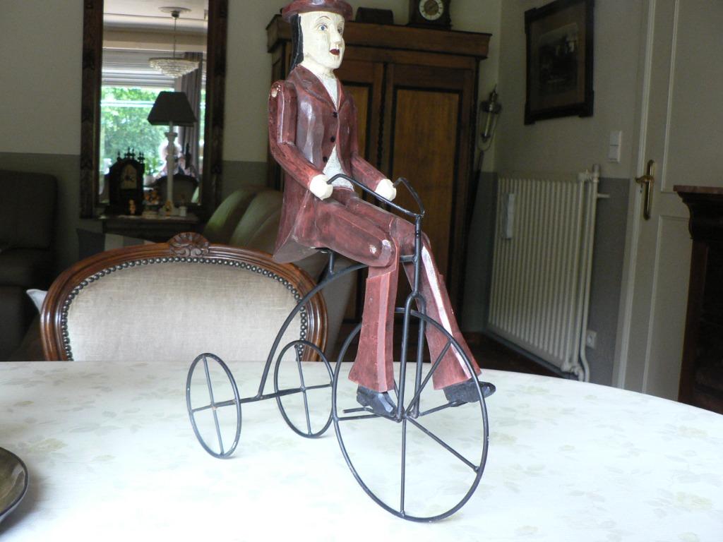 Miniatuur driewielerfietsje handwerk, Ophalen, Zo goed als nieuw