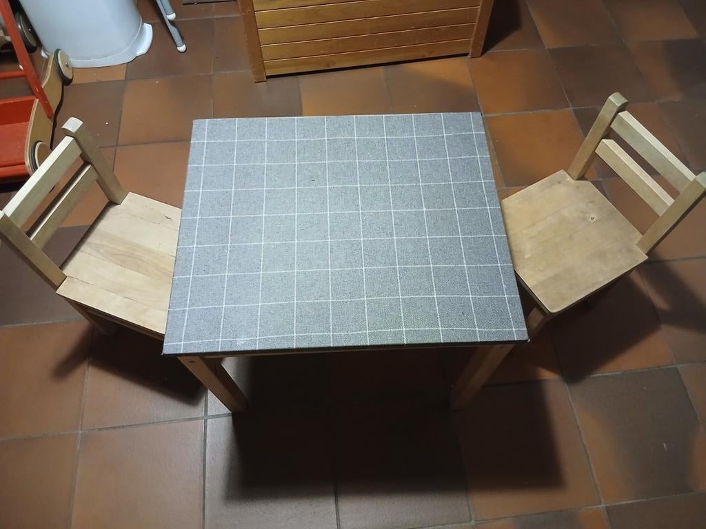 Houten tafel met 2 stoeltjes, Kinderen en Baby's, Ophalen