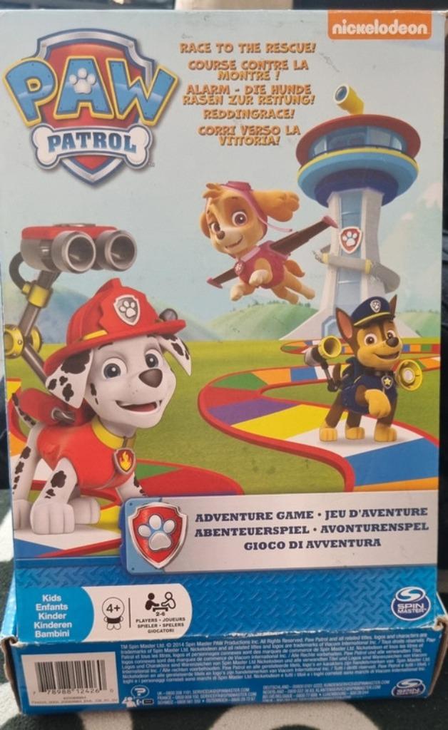 Jeu Pat'Patrouille, Cinq joueurs ou plus, Enlèvement ou Envoi, Utilisé