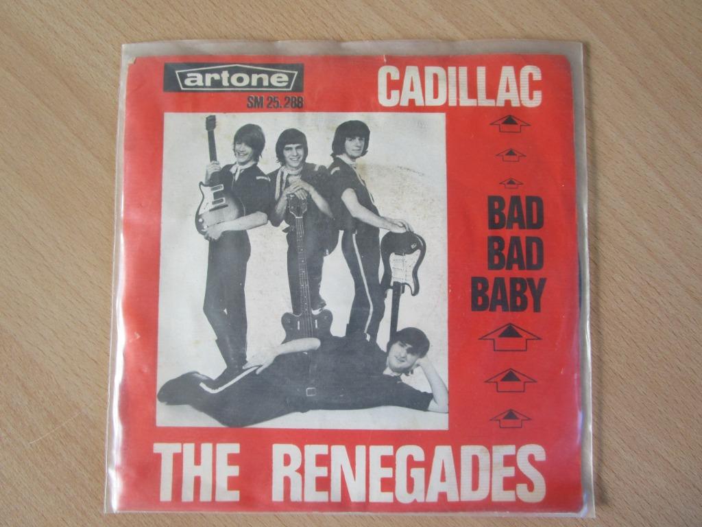 THE RENEGATES = CADILLAC/BAD BAD BABY (SINGLE DE 7 POUCES), Enlèvement ou Envoi, Single, Comme neuf, Pop