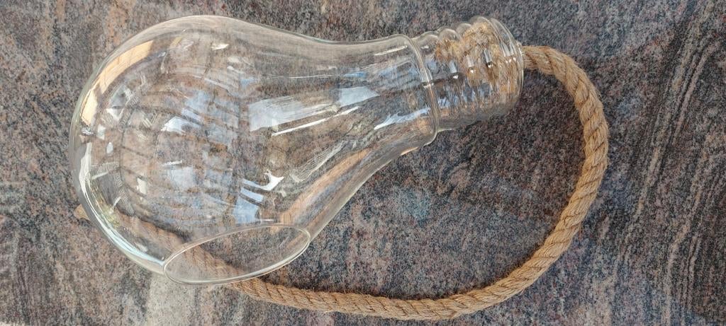 Nieuw terrarium stevig glas aan touw 27€ winkel. Moederdag?, Ophalen of Verzenden, Nieuw, Glas