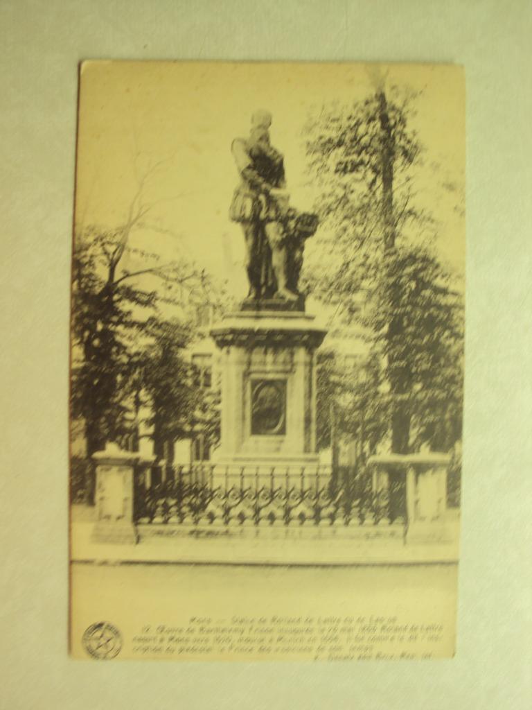 49292 - MONS - STATUE DE ROLLAND DE LATTRE, Ophalen of Verzenden