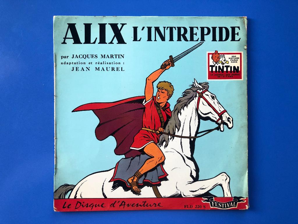 Vinyle Alix l’intrépide - 25 cm FLD 220 S - Tintin, Verzamelen, Stripfiguren, Gebruikt, Overige figuren, Ophalen