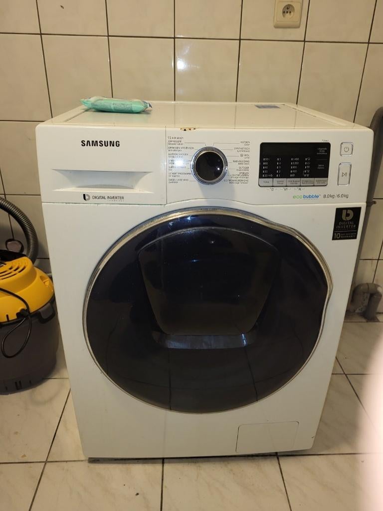 Samsung wasmachine / droger, Elektronische apparatuur, Wasmachines, Ophalen, 1200 tot 1600 toeren, 8 tot 10 kg, Zo goed als nieuw