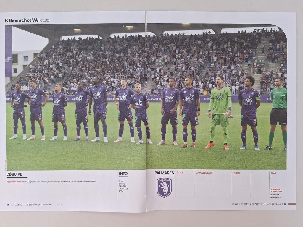 Beerschot, Enlèvement, Comme neuf
